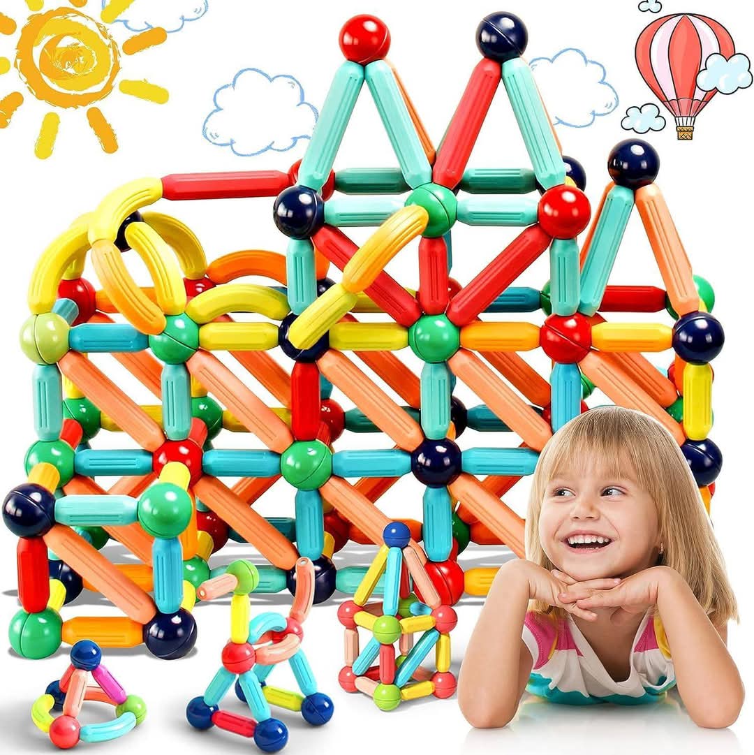 42 pcs Magnetic Building Sticks