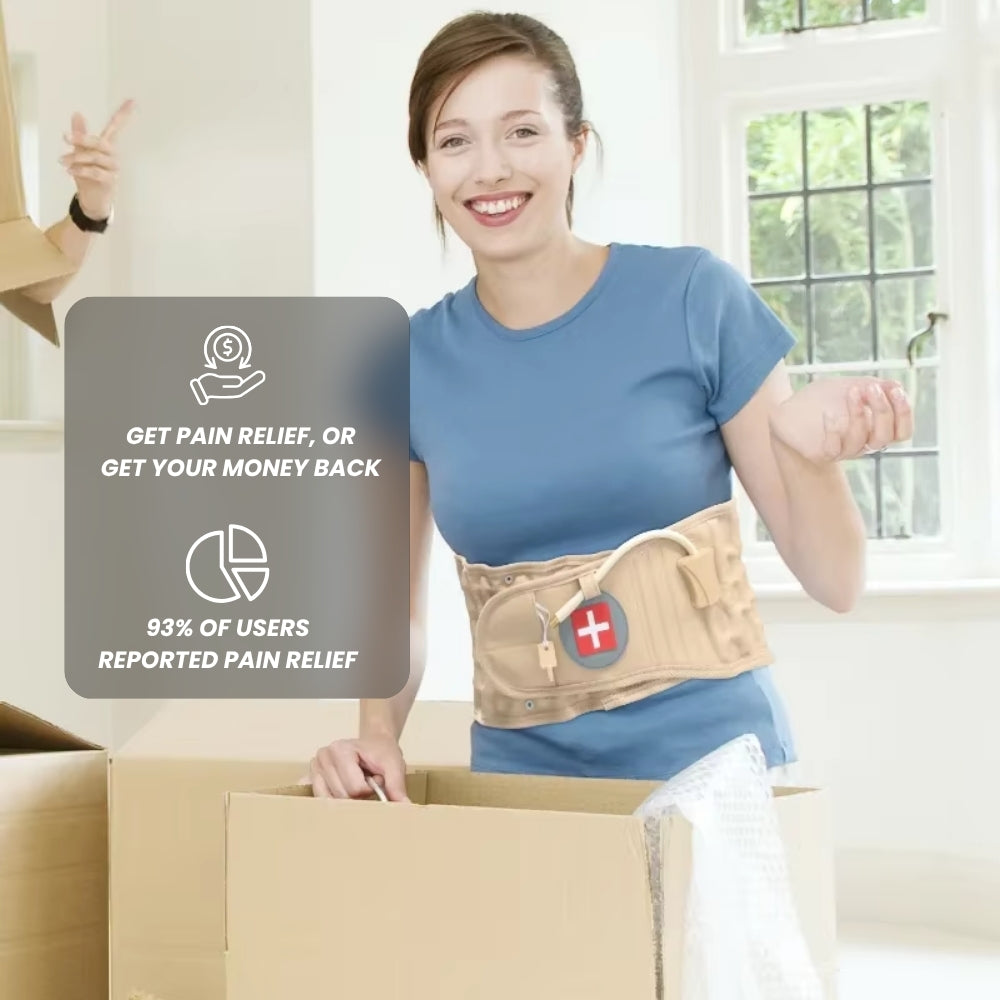 حزام تخفيف الضغط ودعم الظهر