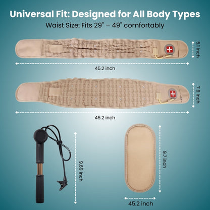 حزام تخفيف الضغط ودعم الظهر