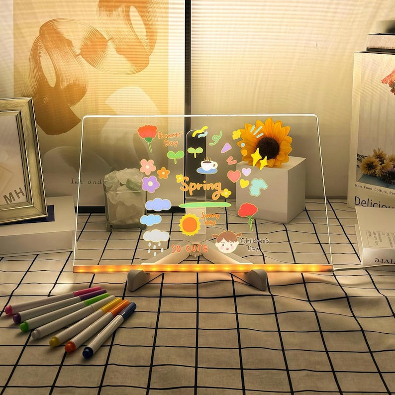 لوحة رسم متوهجة LED ملونة